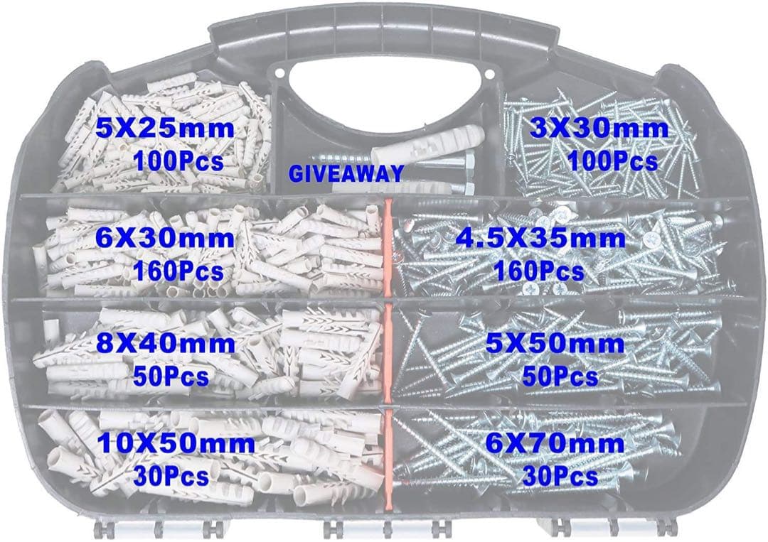 ❤️特別セール❤️ ボードアンカー 木ネジキット 石こうボード壁用アンカー