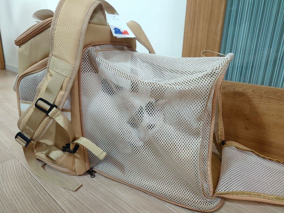 ☆タグ付き新品☆PETTENA 拡張式 ペットリュック キャリー DAKKO