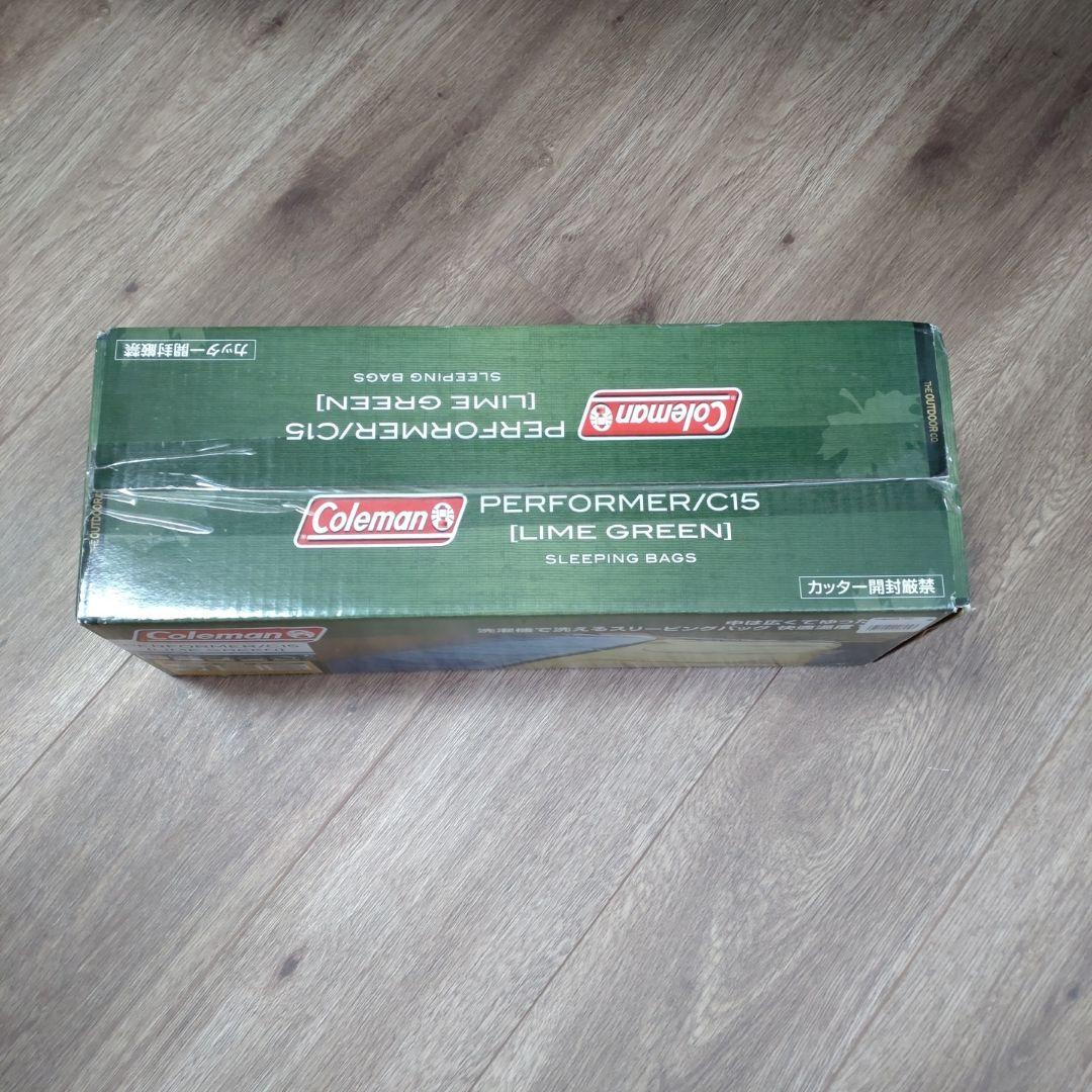 Coleman PERFORMER/C15 寝袋 (LIME GREEN)