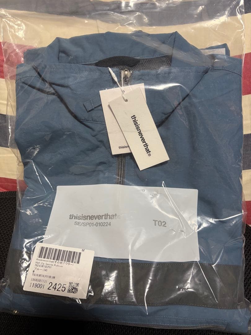 ☆thisisneverthat ハーフジップ　Mサイズ☆