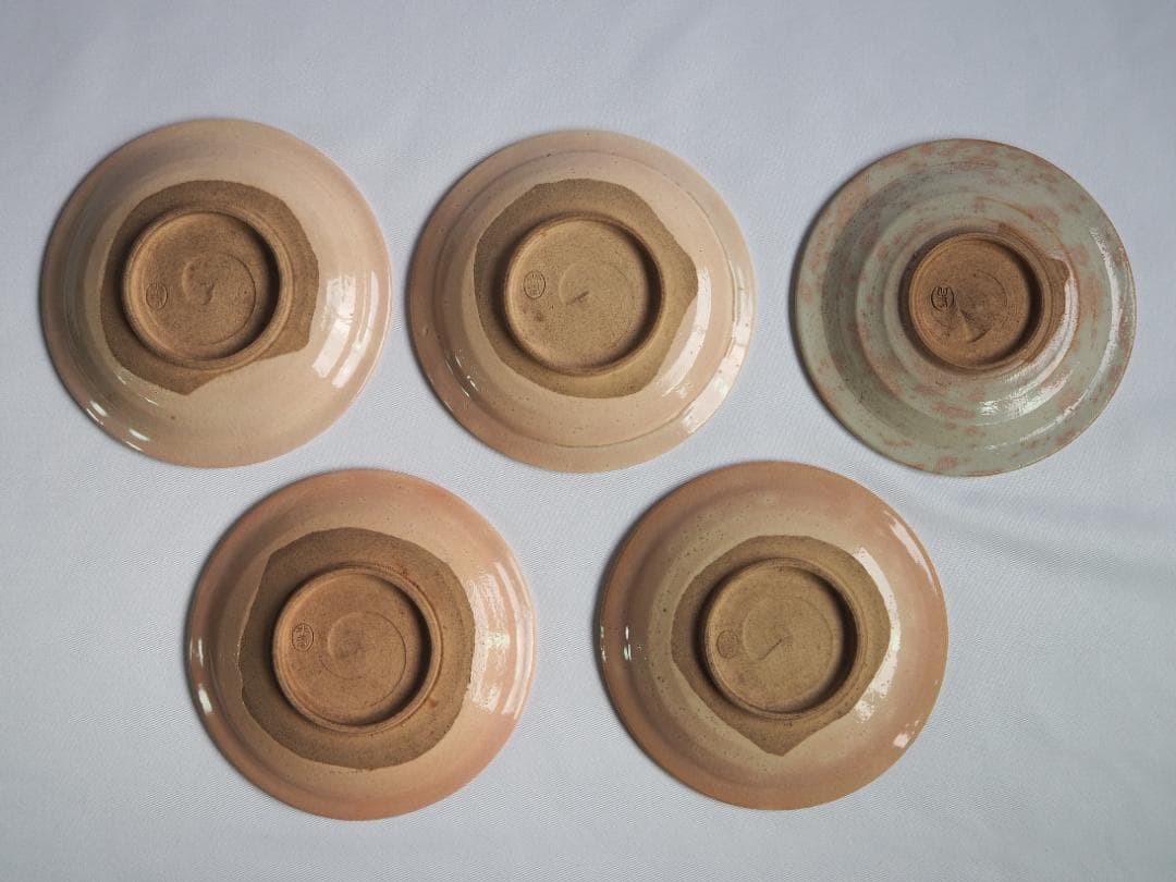 初代大丸北峰造『京名所図銘々皿』（共箱）