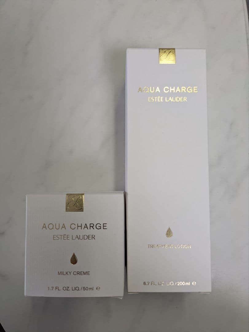 エスティローダー アクアチャージ トリートメントローション&ミルキークリーム