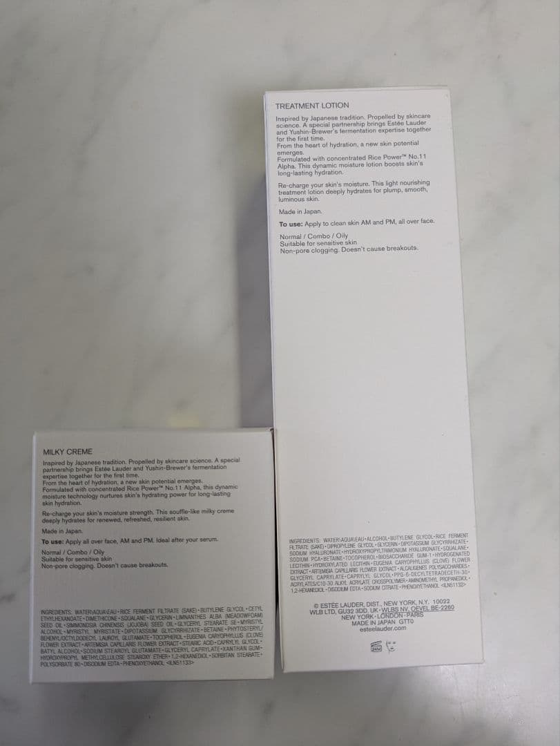 エスティローダー アクアチャージ トリートメントローション&ミルキークリーム