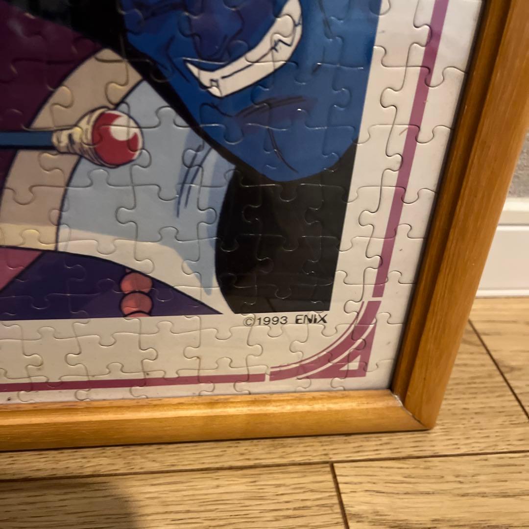 リメイク決定　当時物　90s ドラクエ1.2 糊付け済み完成パズル　鳥山明