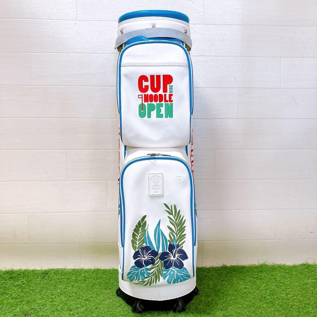 M カップヌードル　カップ　2018 ゴルフ　キャディバッグ　希少　激レア
