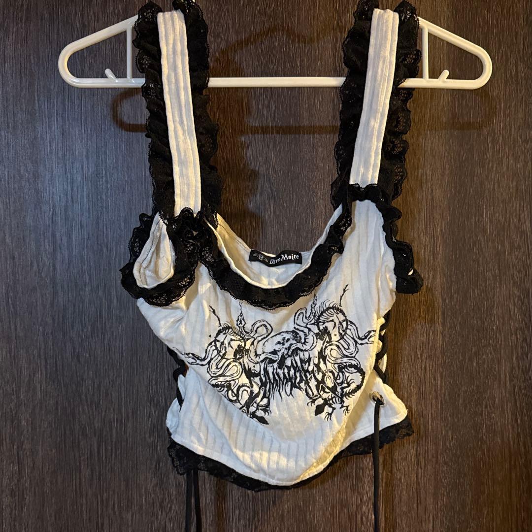 Dimmoire Messy Bones キャミソール White