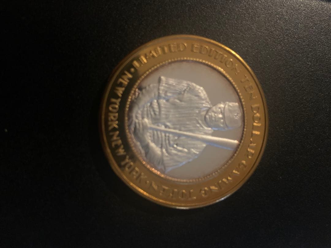 超希少　ベーブルース　純銀99.9%限定版ニューヨークカジノ 記念