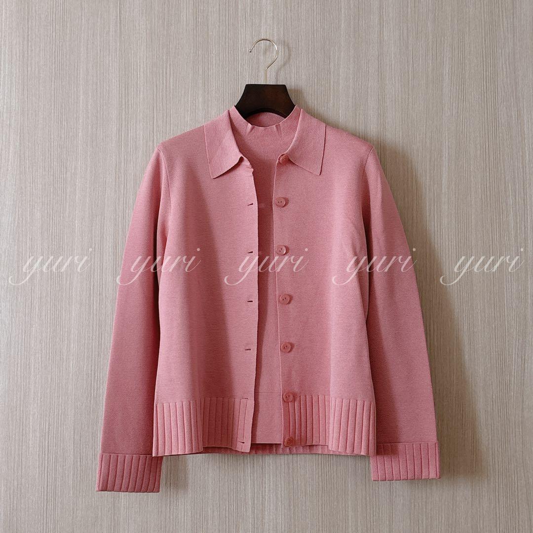 【895】新品　6.2万円　マダムジョコンダ　カーディガン　ニット　アンサンブル