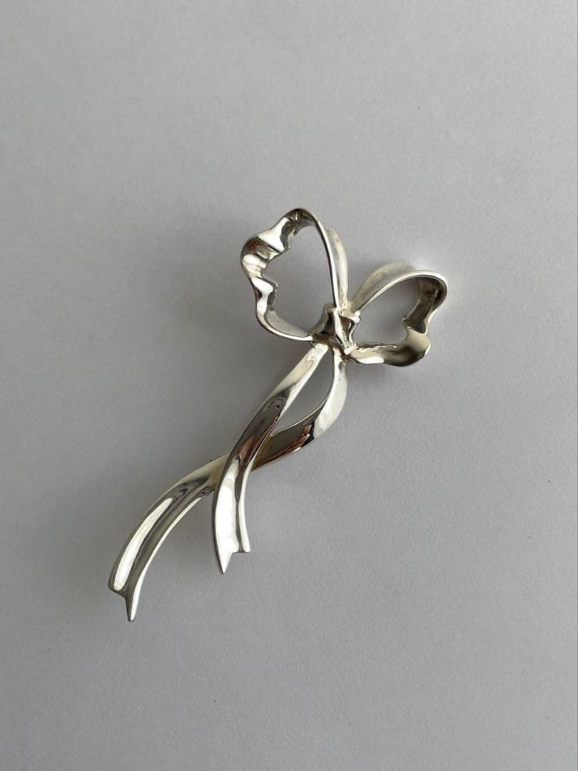 Tiffany&Co. (ティファニー) Sv925 リボンブローチ 6g