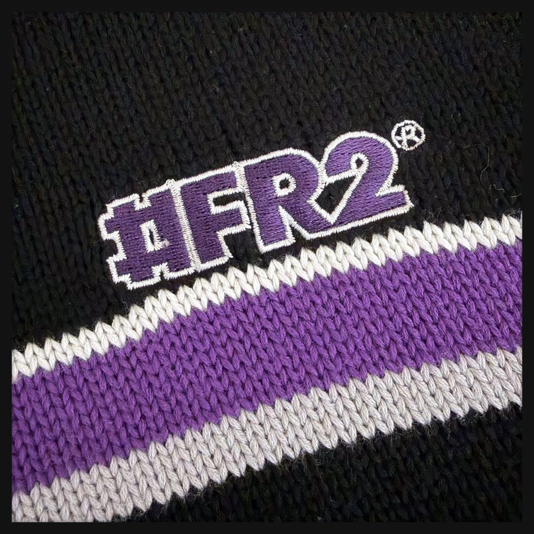 【京都限定カラー】FR2 ワンポイント刺繍ロゴ ニット 襟付き 完売カラー 美品