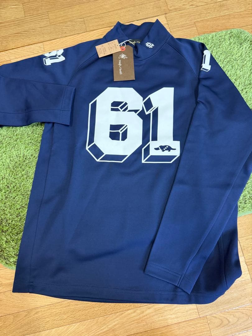 新品正規品【ROUGH&SWELL/M】裏起毛モックネック長袖カットソー