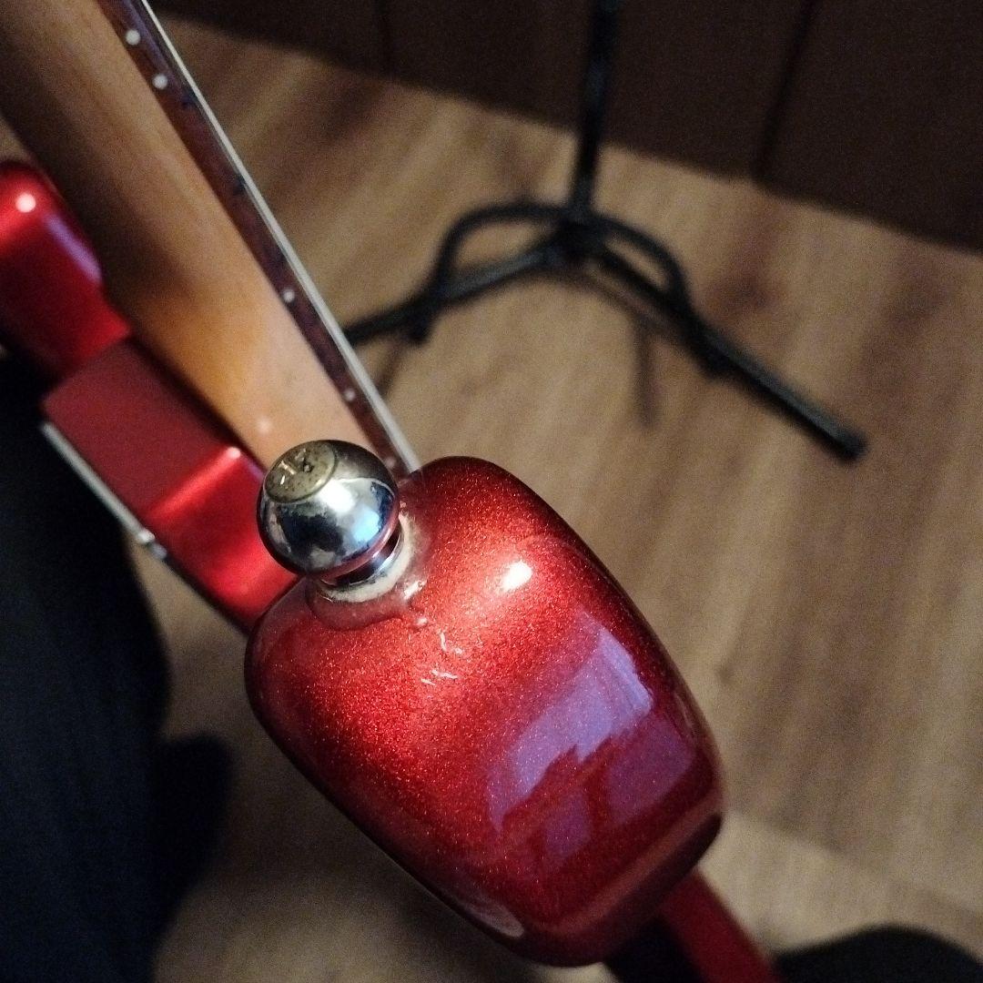 中古エレキギター　mushroom　ストラトキャスター レッド