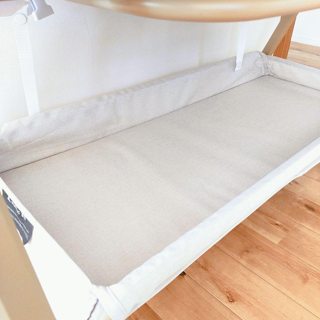 【極美品】大人気カラー　ベージュ　HZDMJ ベビーベッド