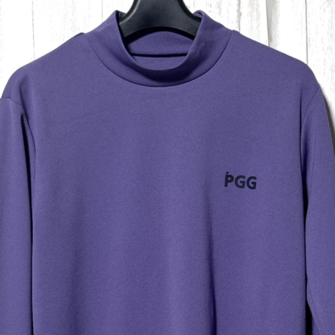 PGG ハイブリッドメッシュ長袖モックネックカットソー 4 パーリーゲイツ