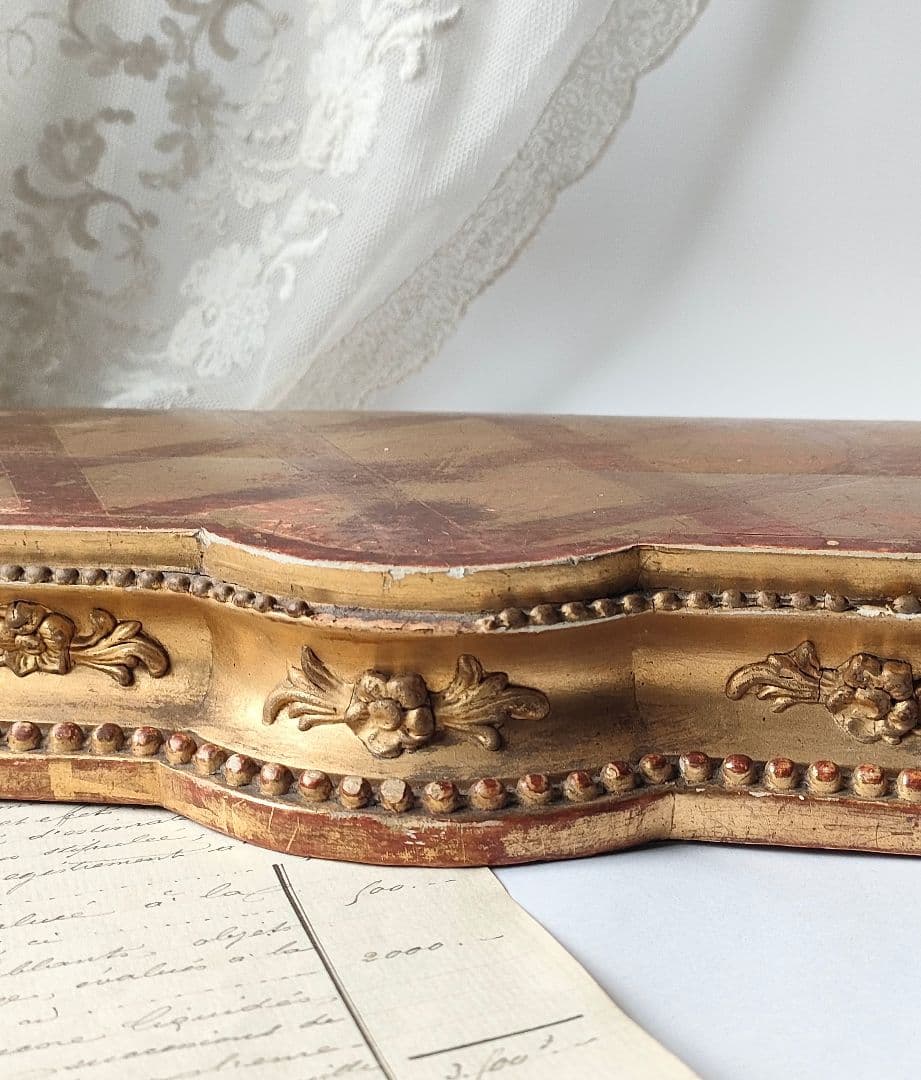 希少 　飾り台　ポワドレ　台座　フランスアンティーク