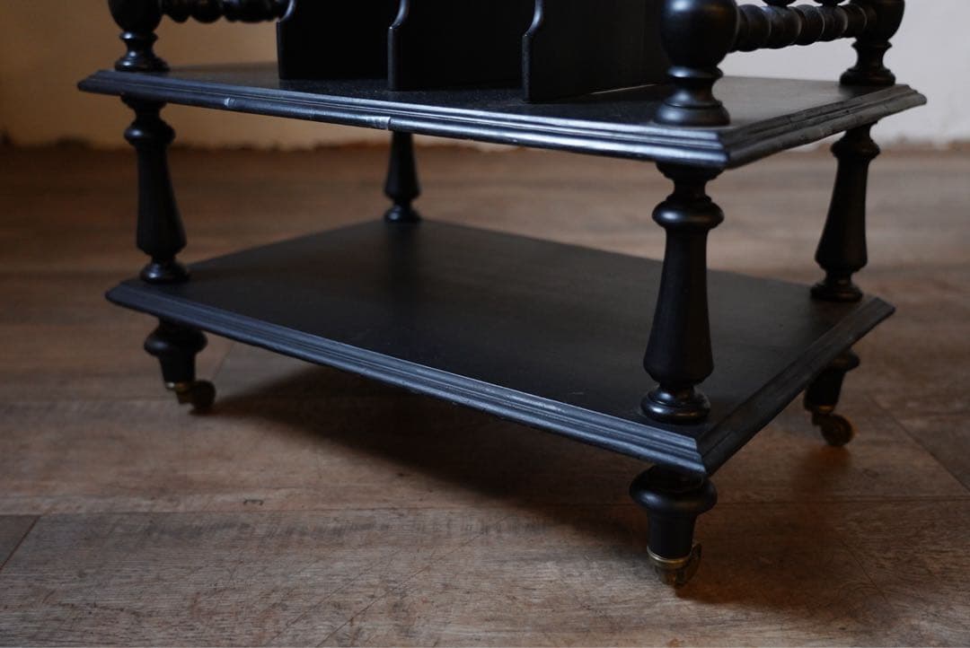 アンティーク　フランス　ナポレオン　ミュージックシェルフ　レコード　棚