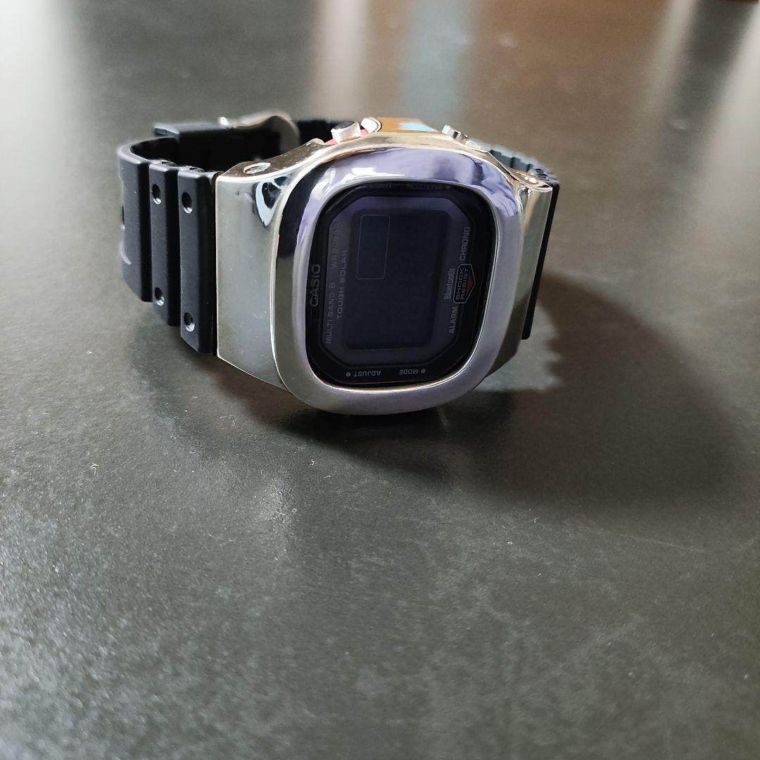 【早い者勝ち】G-SHOCK GWB5600 シルバーベゼル　damueカスタム