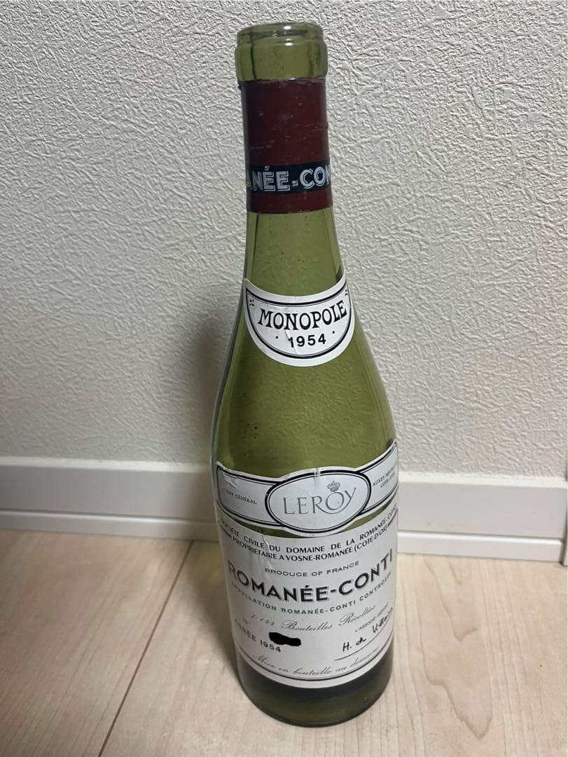 ドーヴネROMANÉE-CONTI ロマネコンティ 1954・1966 6本空瓶