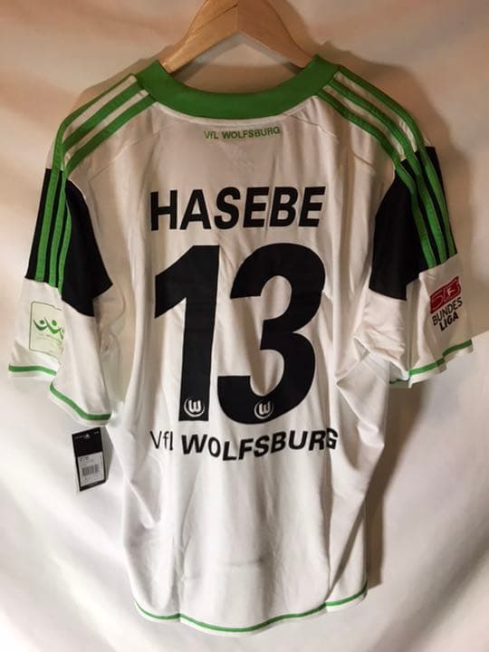 新品正規品adidas ヴォルフスブルク「13」長谷部誠 半袖4XOユニフォーム