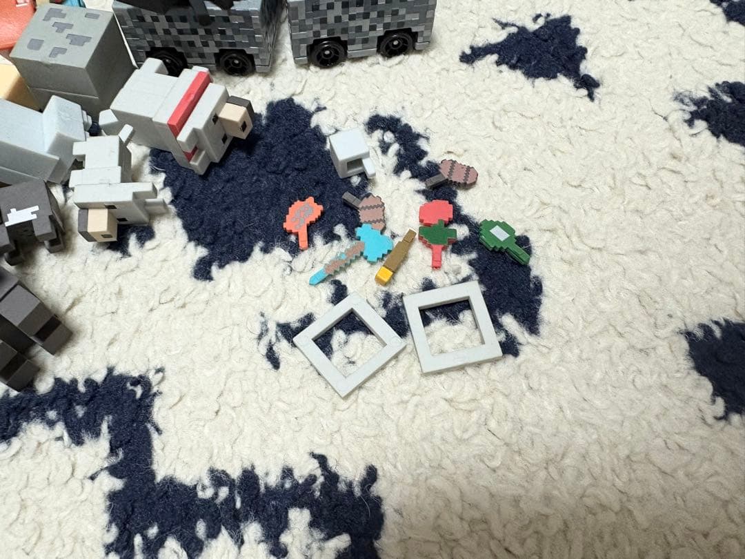 Minecraftマインクラフト マイクラ フィギュア まとめ売り 収納ケース