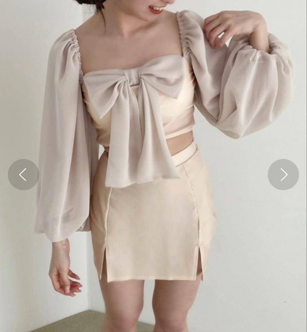 フロントリボンsweimwear