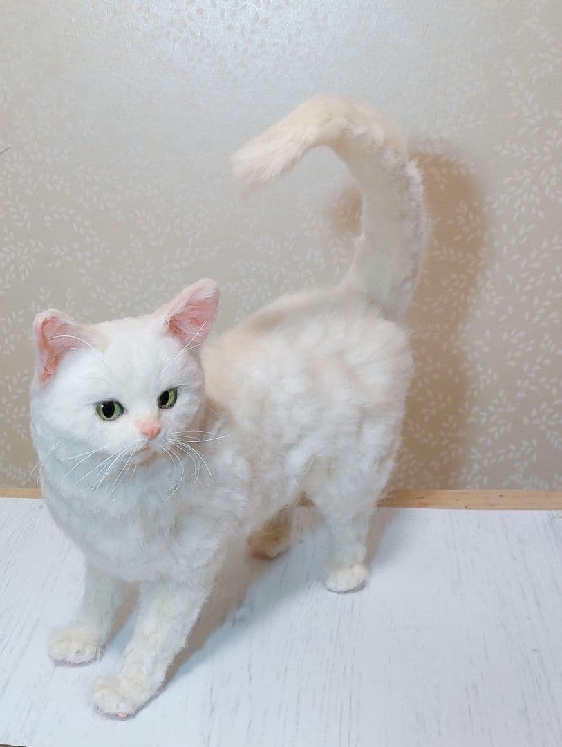 羊毛フェルト　猫