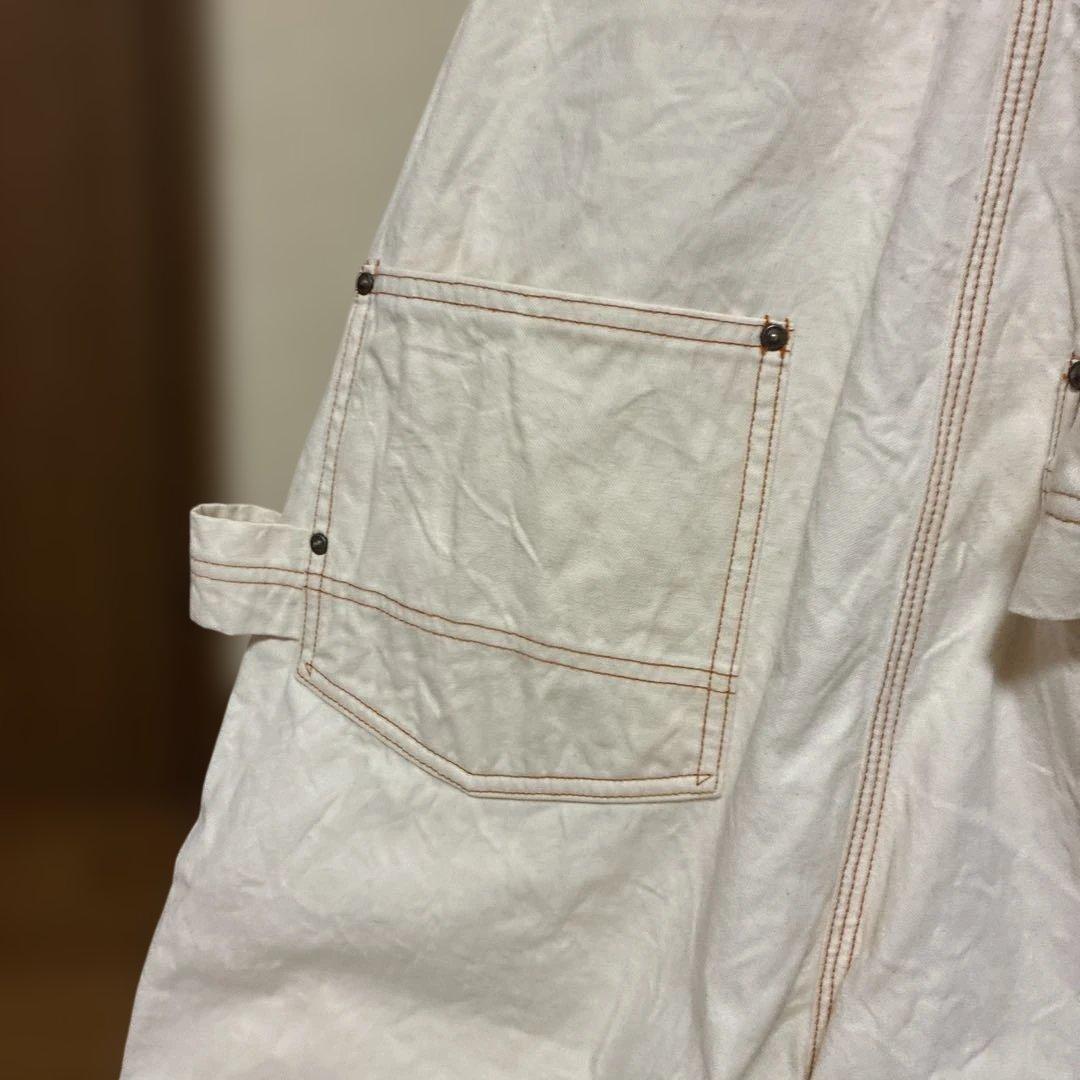 パンツ woodsman biboveralls 30 natural waist100