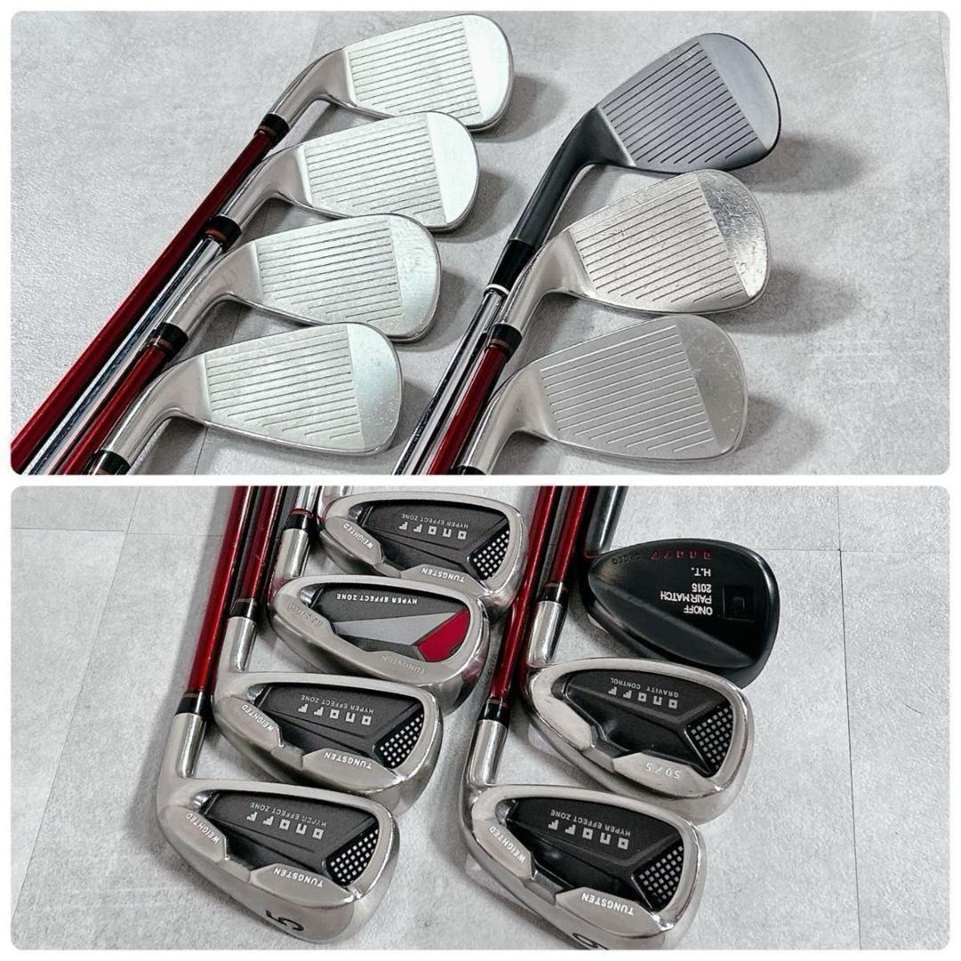 W894 ONOFF PING メンズ ゴルフ クラブ セット 12点 レッド
