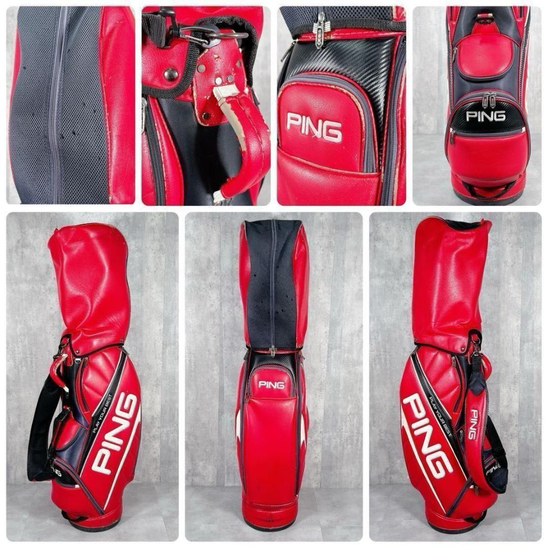 W894 ONOFF PING メンズ ゴルフ クラブ セット 12点 レッド