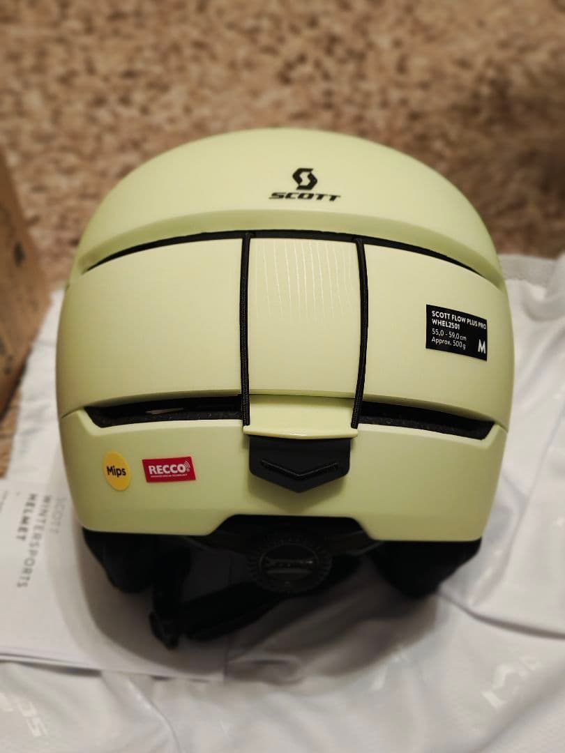 SCOTT Flow Pro Mips ヘルメット ライトグリーン M