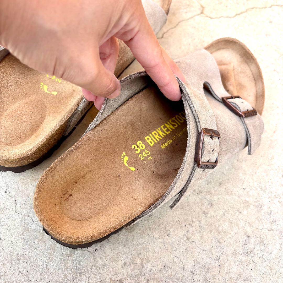 【ゆー】ビルケンシュトック　チューリッヒ　38 トープ　美品