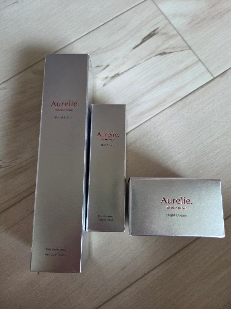 Aurelie リンクルリペアローション(化粧水)セラム(美容液)ナイトクリーム