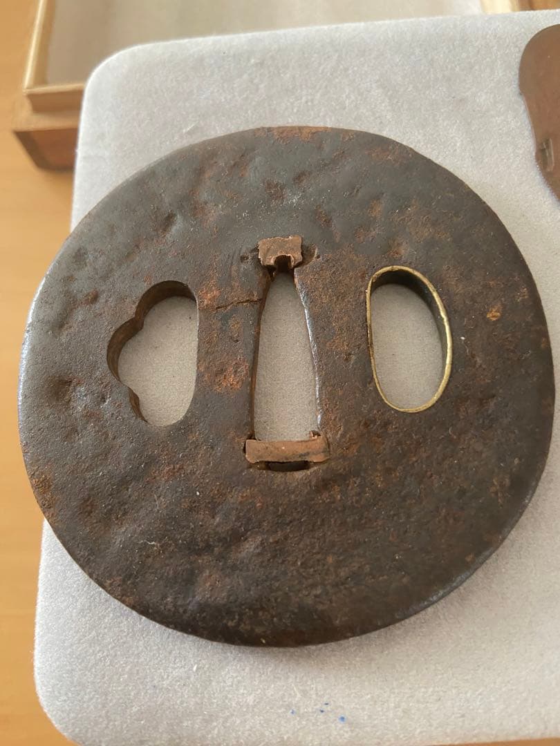 鍔　日本刀武具　古美術　年代不明