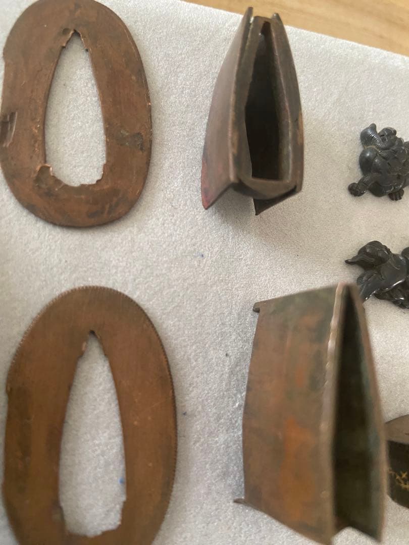 鍔　日本刀武具　古美術　年代不明