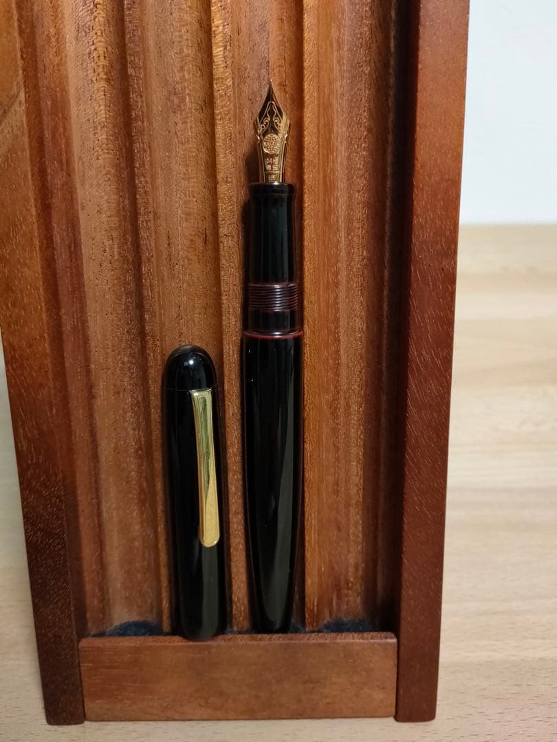 ◎今週だけ限定◎中屋万年筆 黒溜