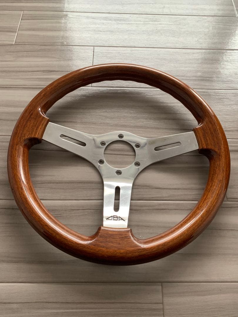 ウッド ステアリング　OBA　旧車/当時物