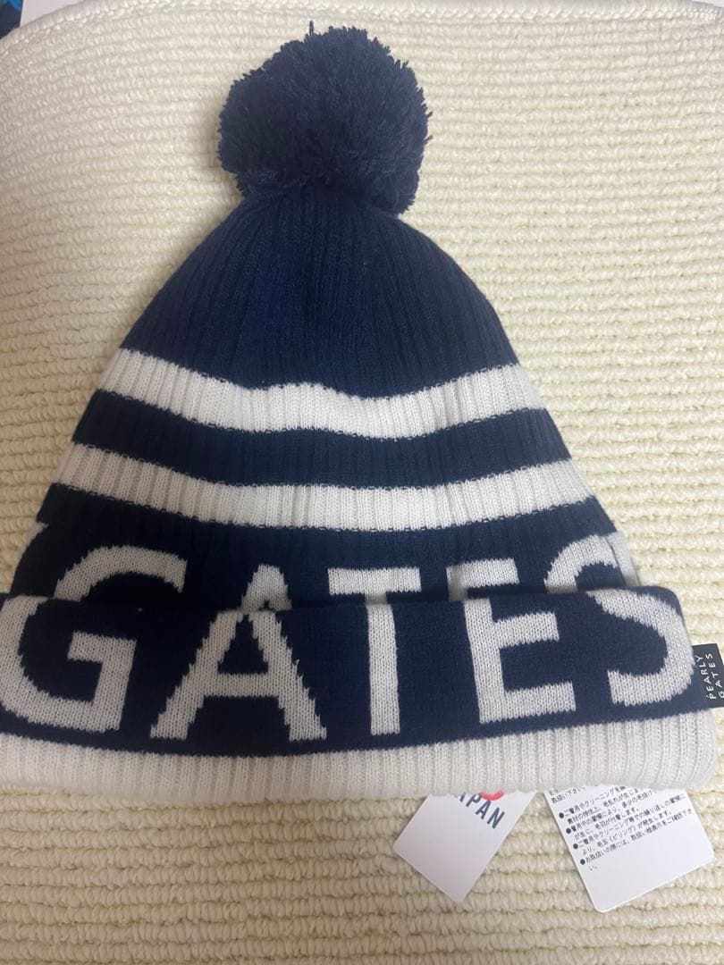 新品　ゴルフ　パーリーゲイツ　PEARLY GATES ニット帽　ビーニー