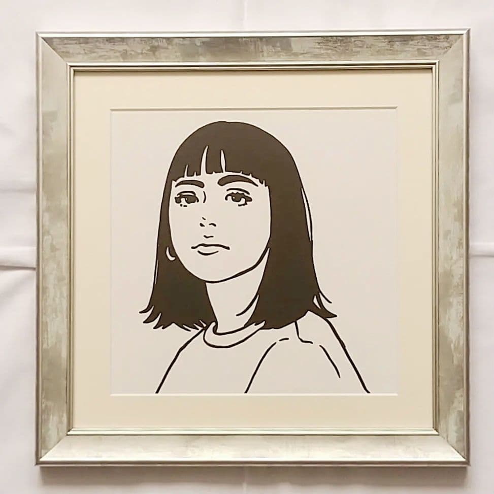 【本物】kyne ミニポスター 額縁付き