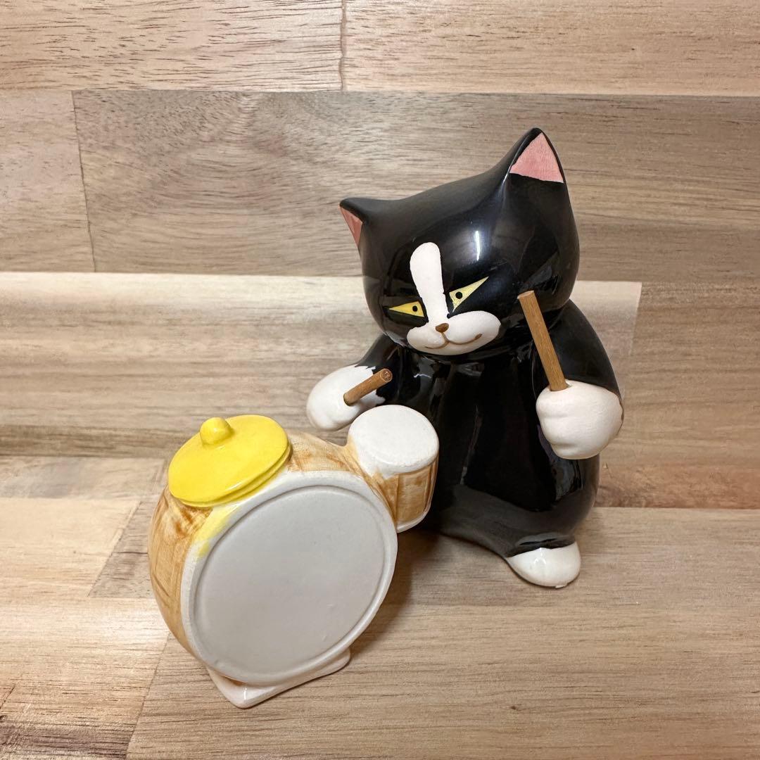 黒猫楽団 オーケストラ 置物　11体　アンティーク セブンコーポレーション