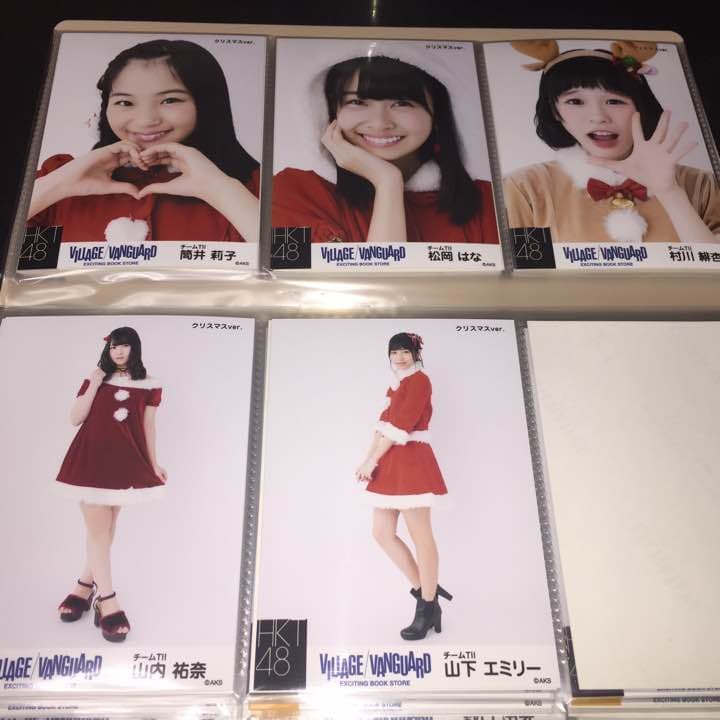 HKT48 ヴィレッジヴァンガード クリスマス 生写真 チームTⅡ 研究生