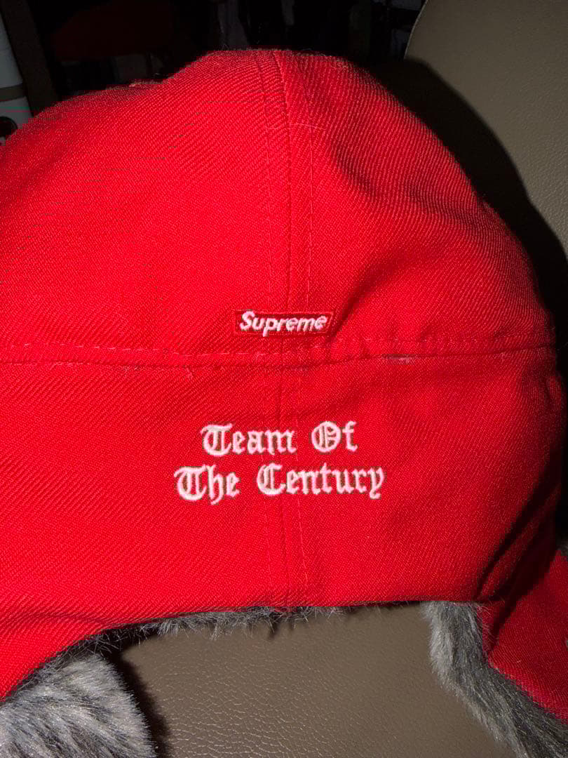 【未使用】Supreme レッド ベースボールキャップ 7 1/2