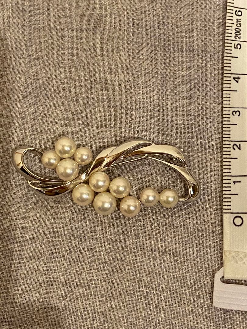 MIKIMOTO 真珠ブローチ