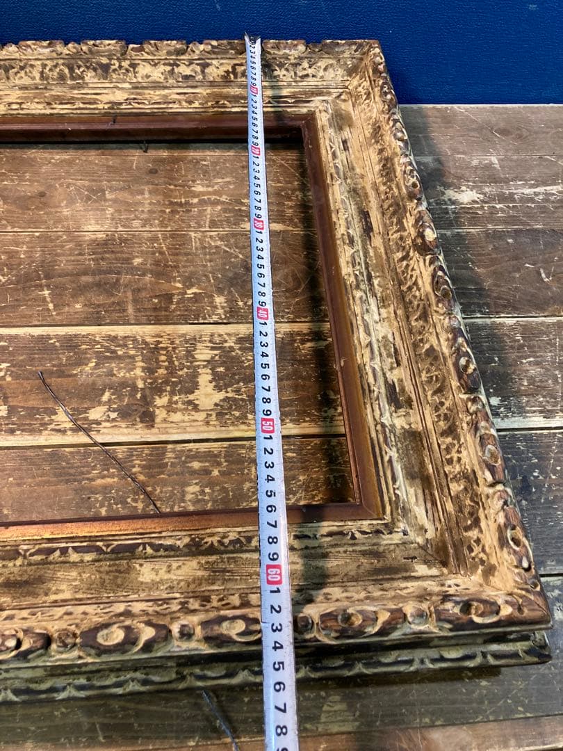 A 額縁　アンティーク調　ヨーロピアン風　ヴィンテージ　レトロ　壁掛けインテリア