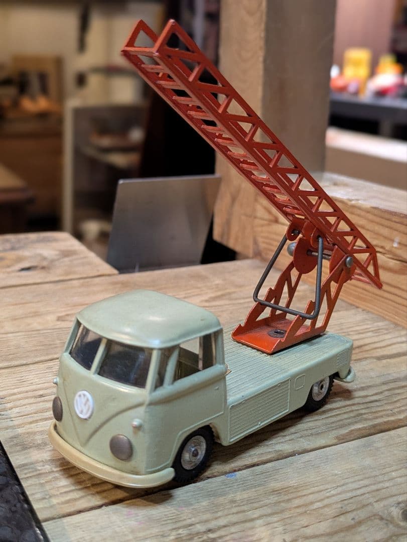 GAMAMINI MOD西ドイツ製 箱無 ワーゲンバス クレーン車、絶版品激レア