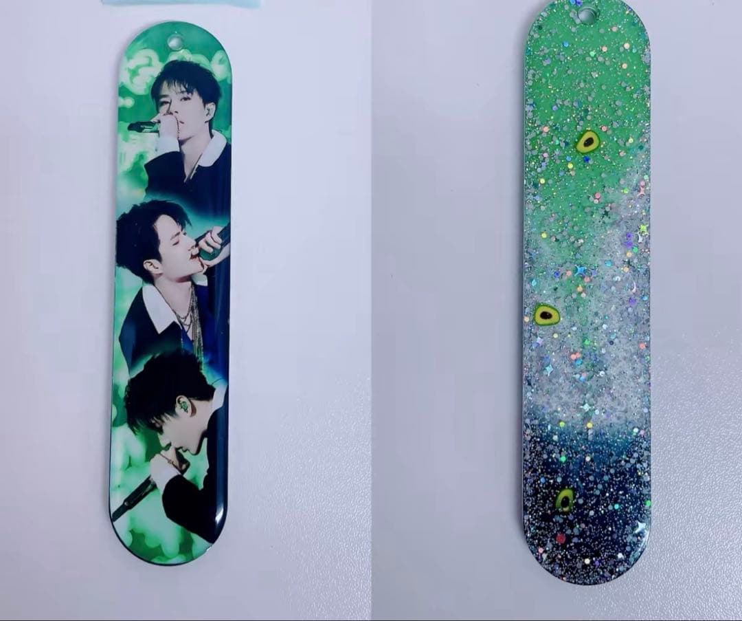 王一博 新作　可愛い　栞　レジンキーホルダー 6点セット❣️0206