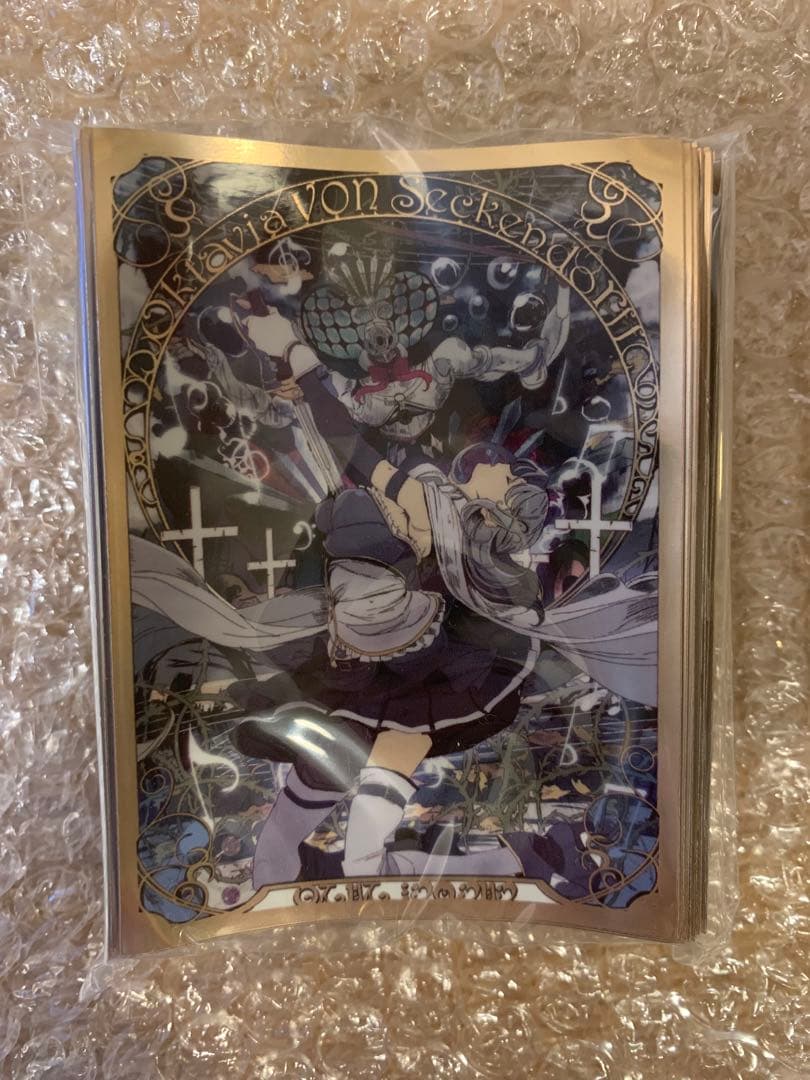 まどマギ　カードスリーブ　天秤を揺らす女　杏子　さやか 2点セット