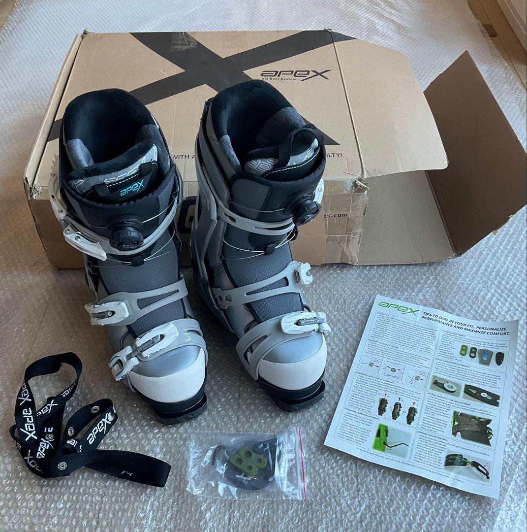 【新品】Apexスキーブーツ　25㎝