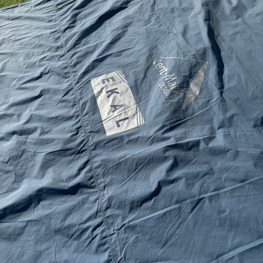 廃盤　テンマクデザイン×エカル コネクトヘキサタープ スモーキーブルー