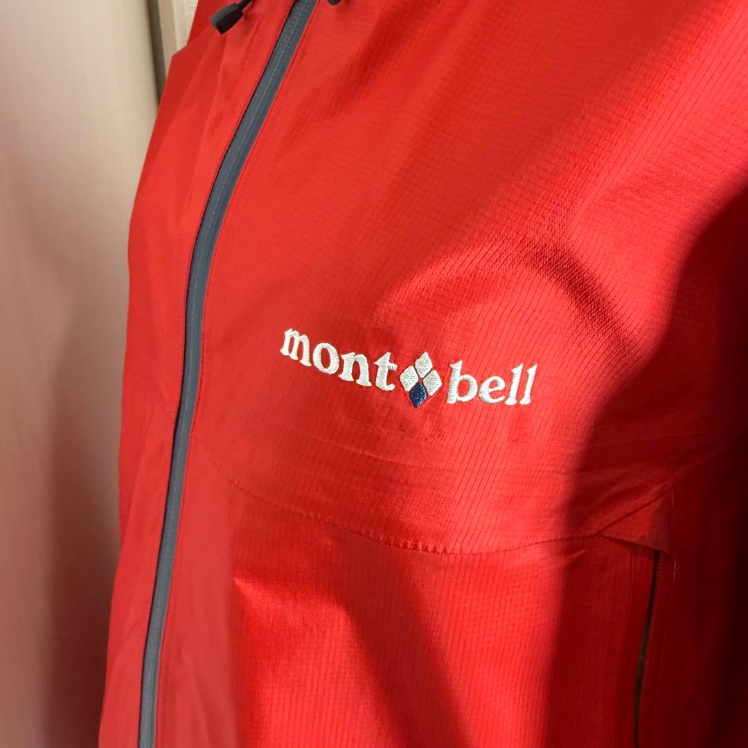 mont-bell ゴアテックス ストームクルーザー L-W 赤 1128615