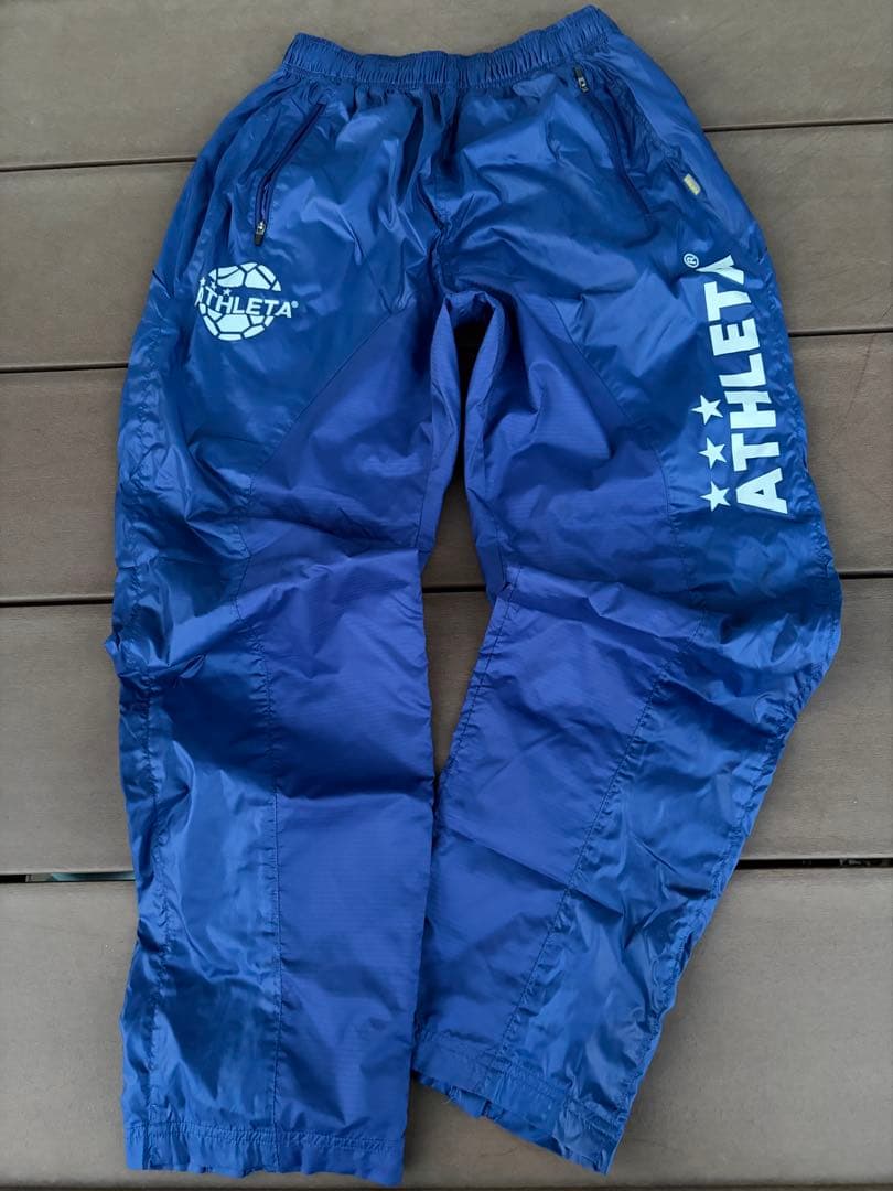 ATHLETA ネイビー ウィンドブレーカー L 上下セット